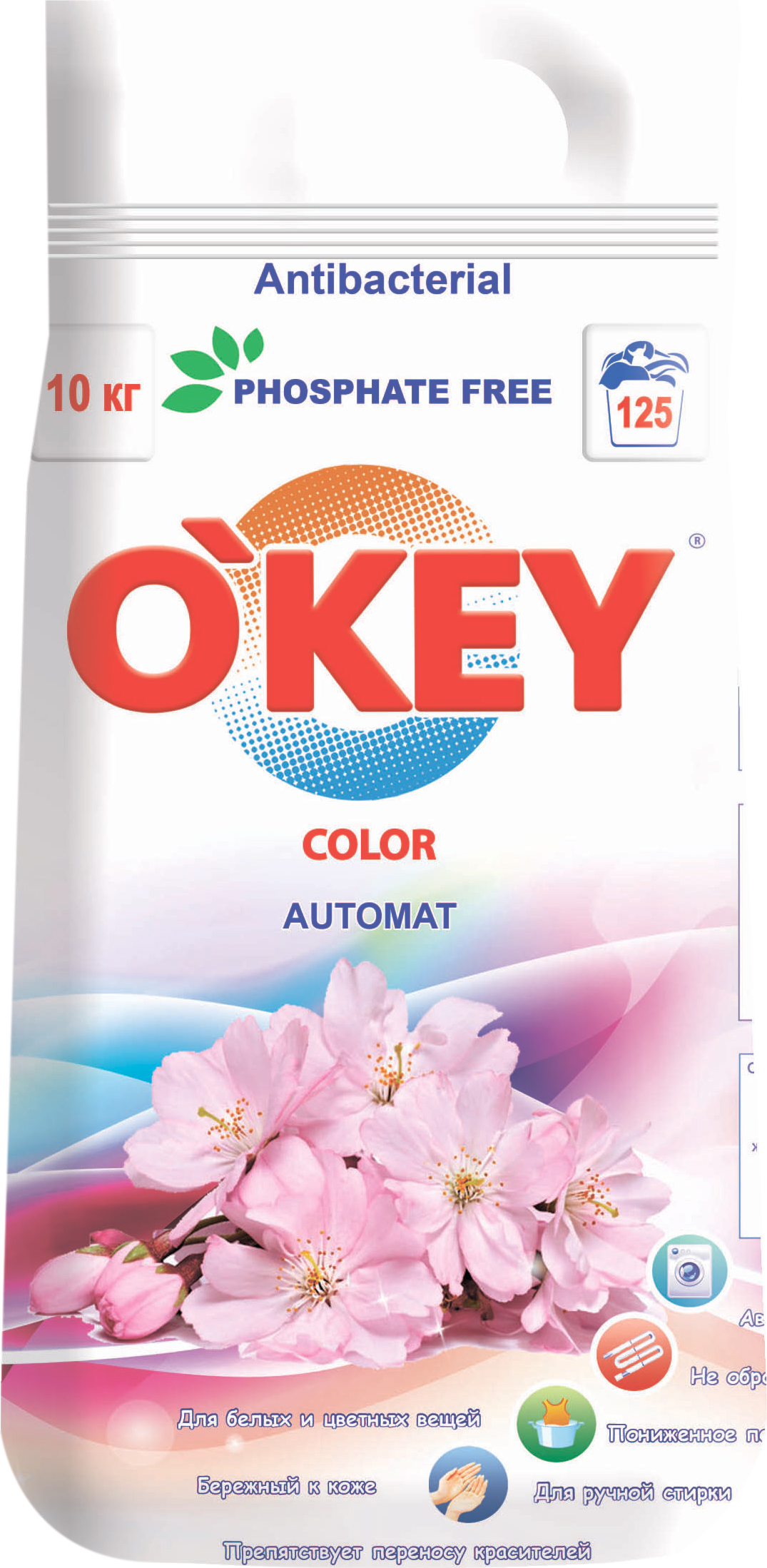 Акция на Стиральный порошок O'key Цветочный букет 10 кг (4820049381733) от Rozetka UA