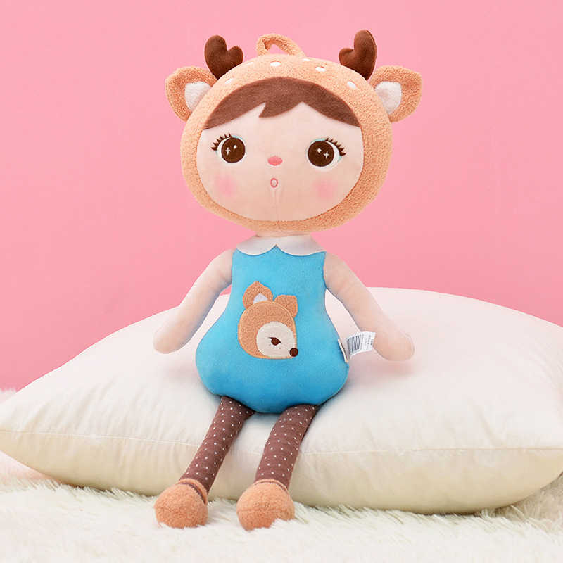 

Мягкая игрушка текстильная кукла подвеска для девочки Metoys Keppel Deer 46 см Голубая (47113)