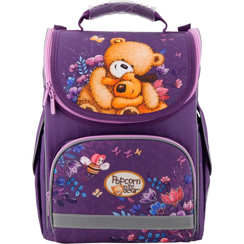 

Рюкзак школьный каркасный Kite Popcorn Bear Фиолетовый (PO19-501S)