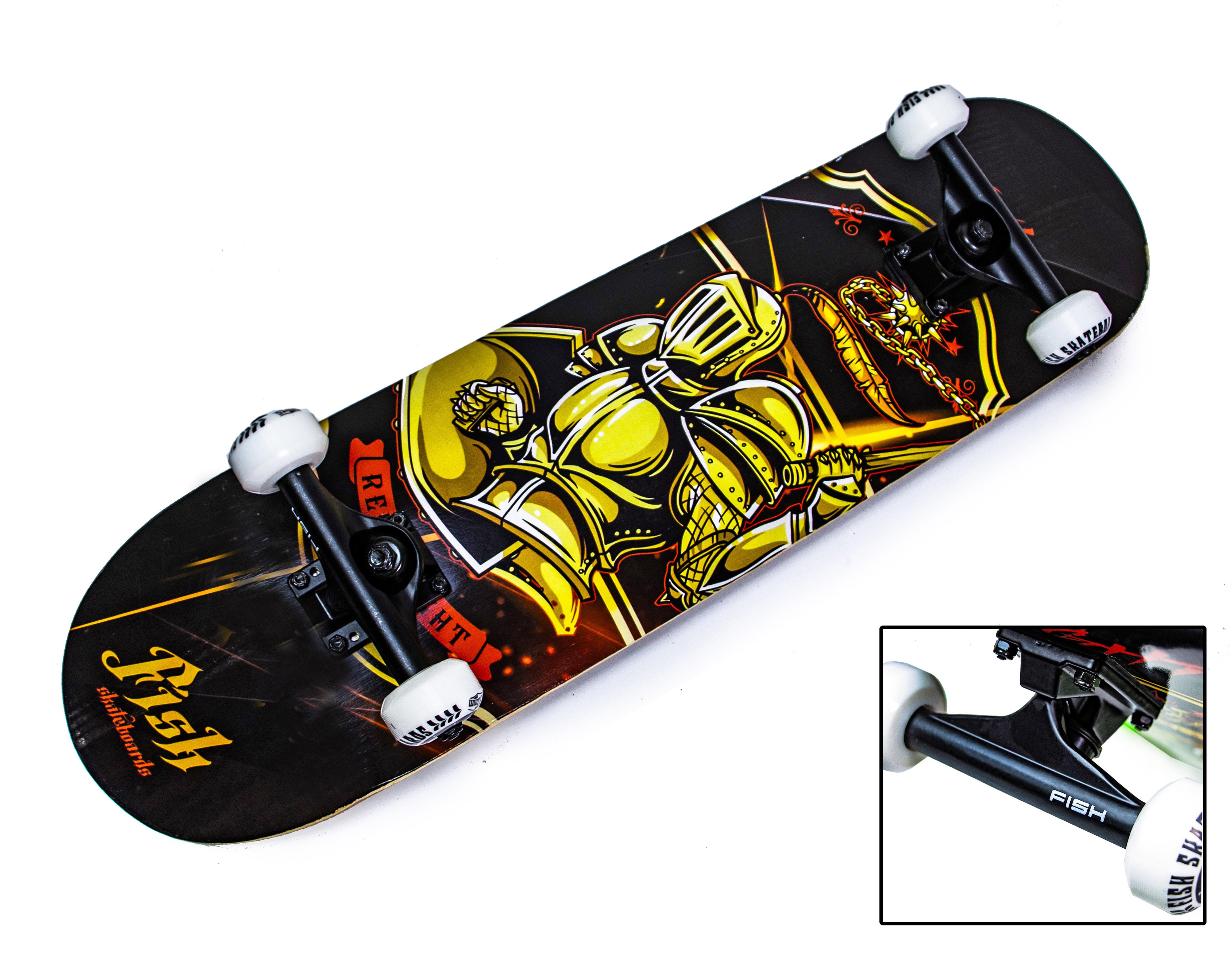 

СкейтБорд деревянный от Fish Skateboard Snake-2 Skin