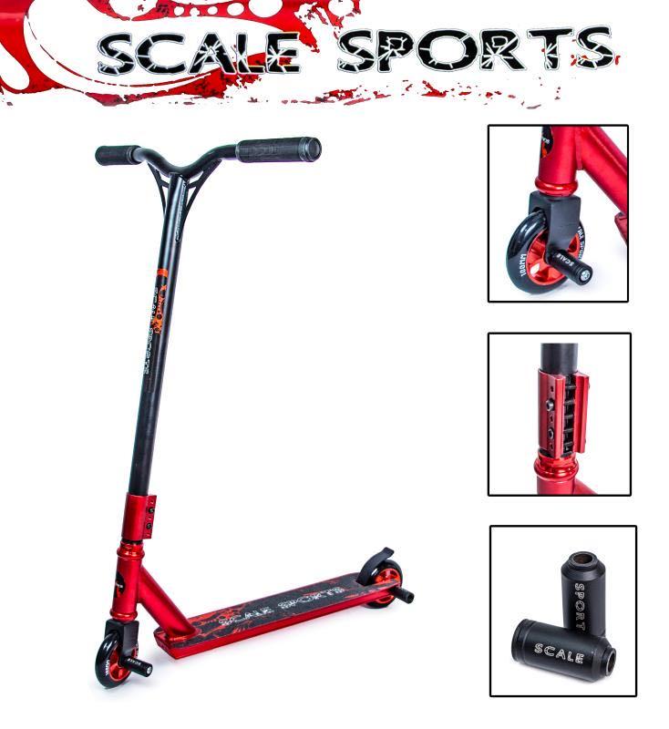 

Трюковый самокат Scale Sports STORM 2 красный