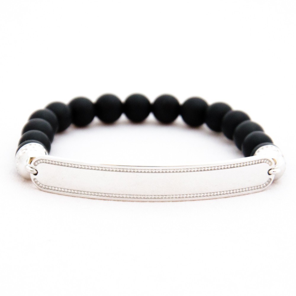 

Браслет TOTEM Adventure Jewelry с натуральными камнями и серебряной пластиной 23 см (0080-01-5)