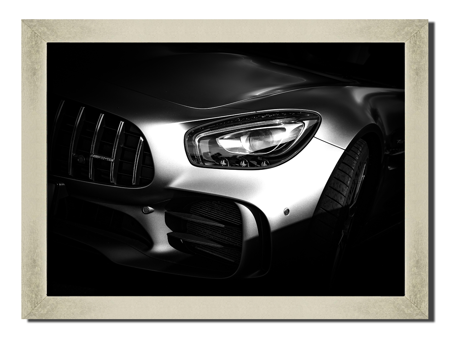 

Silver frame картина на файн-арт бумаге mercedes amg gtr спортивные гоночные авто суперкары Hotel Arizona HD 31 см x 41 см