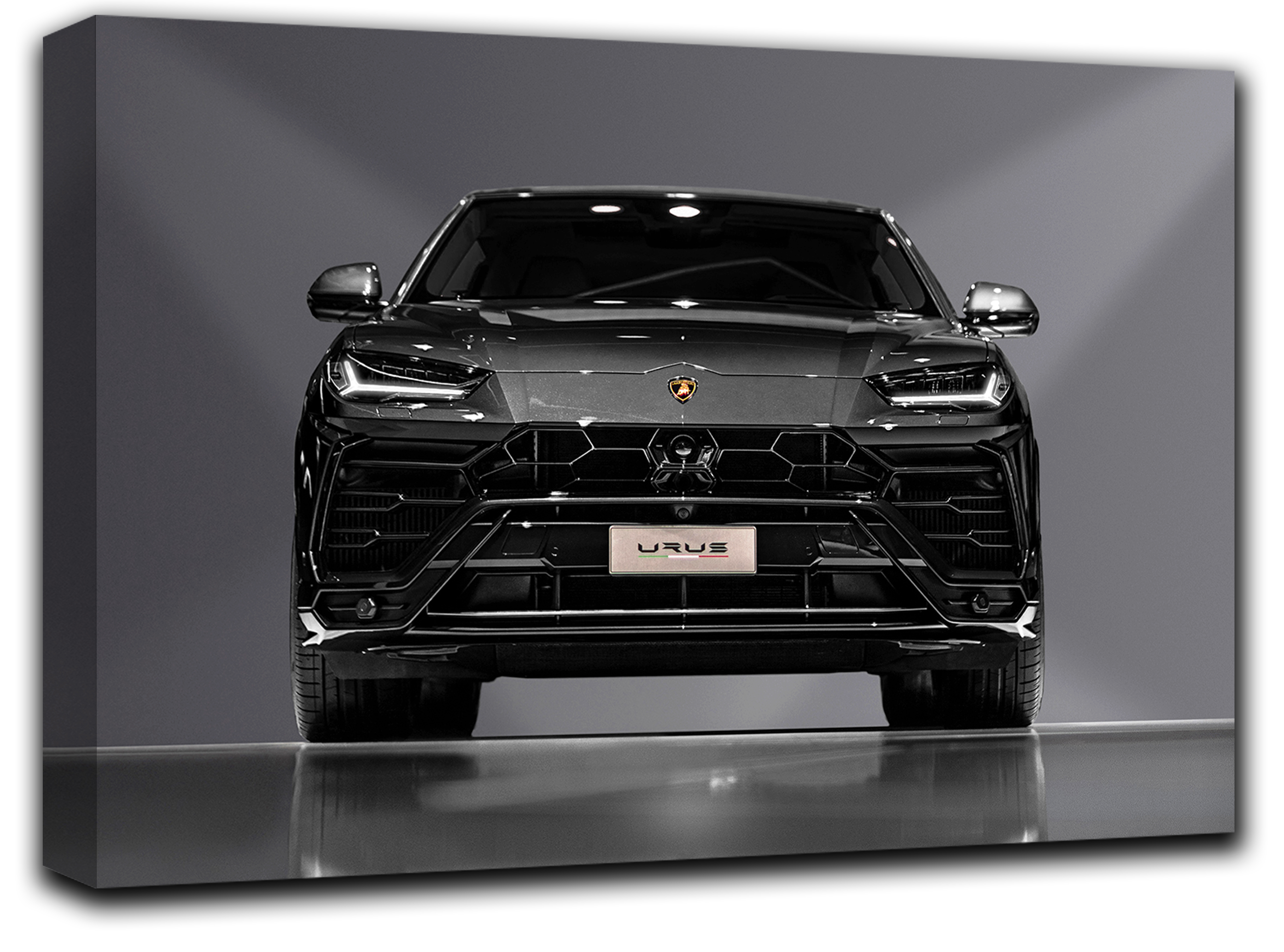 

картина на холсте джип Lamborghini Urus споривное авто Hotel Arizona HD 59 см x 102 см