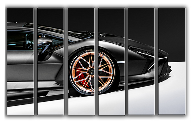 

Модульная картина на холсте из 6 частей Lamborghini Sian итальянский автомобиль Hotel Arizona HD 112 см x 171 см