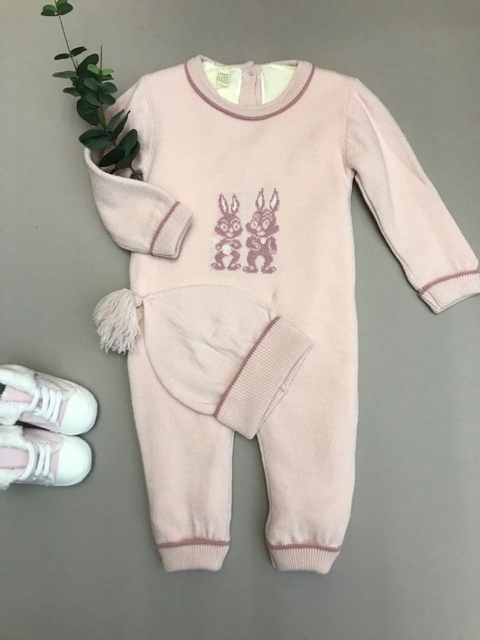 

Демисезонный комбинезон Nipper Land Bunny 6-9 мес 74 см Розовый 6415