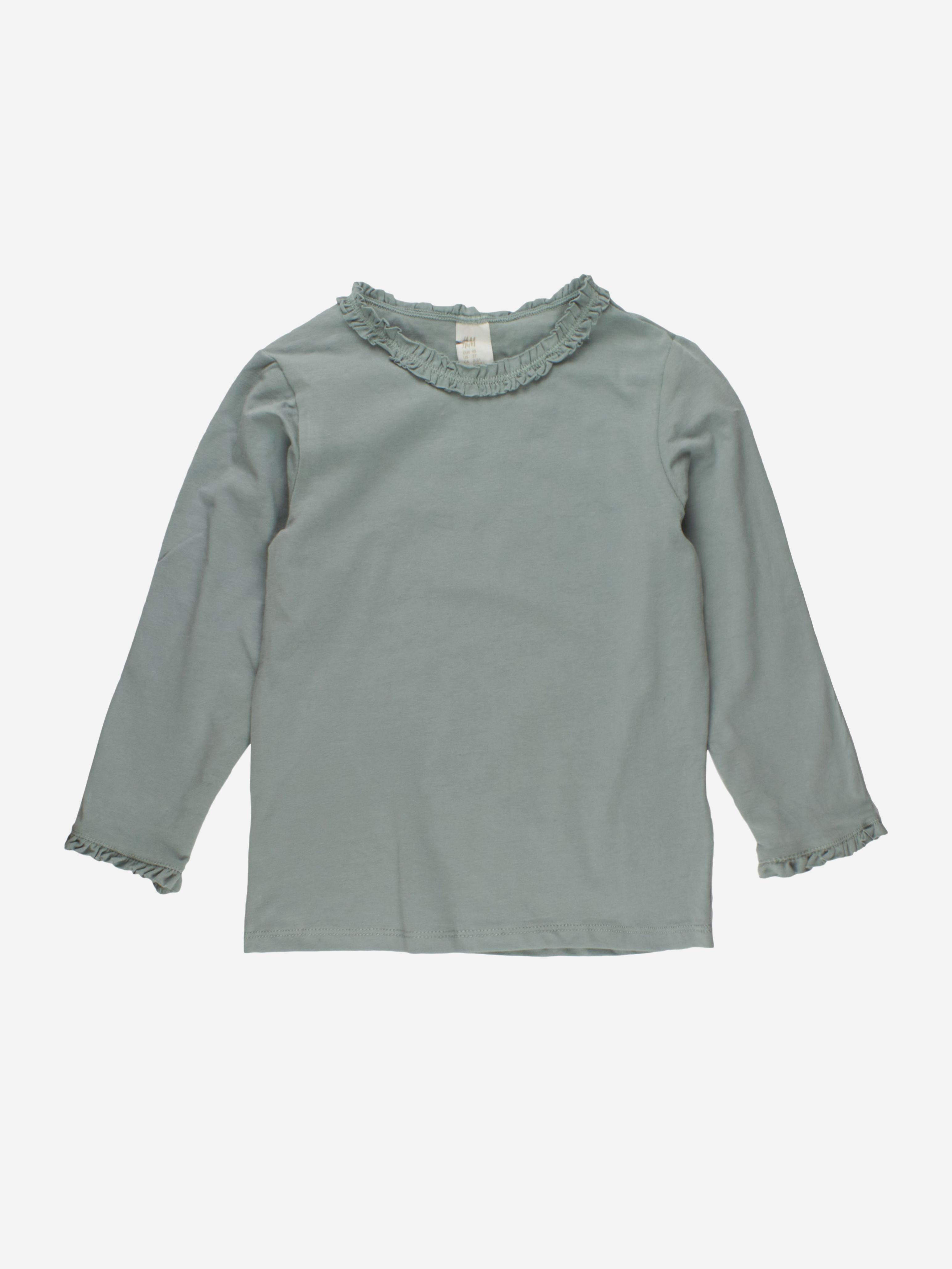 

Футболка с длинными рукавами H&M 97162006 98 см Голубая
