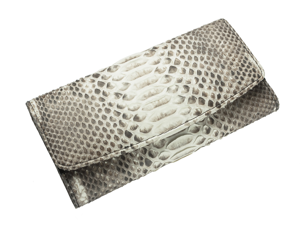 

Кошелек из кожи питона Ekzotic Leather Бежевый