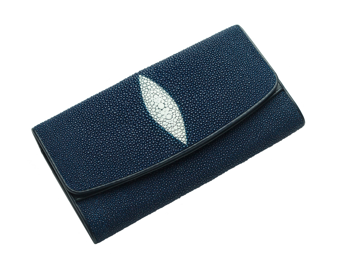 

Кошелек из кожи ската Ekzotic Leather Синий (stw 112)