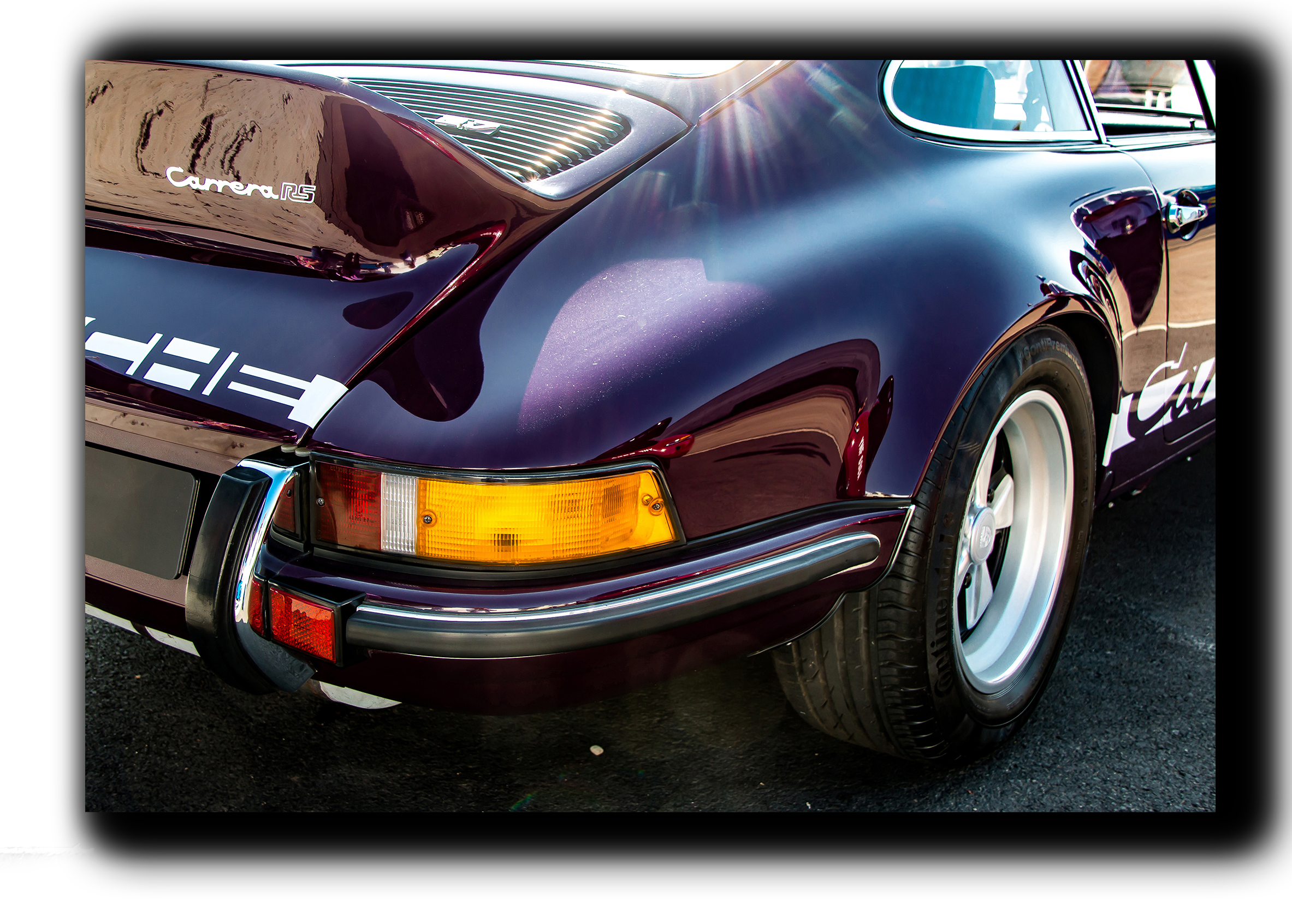 

картина на холсте Porsche 911 RS спортивные гоночные авто суперкары Hotel Arizona HD 51 см x 77 см