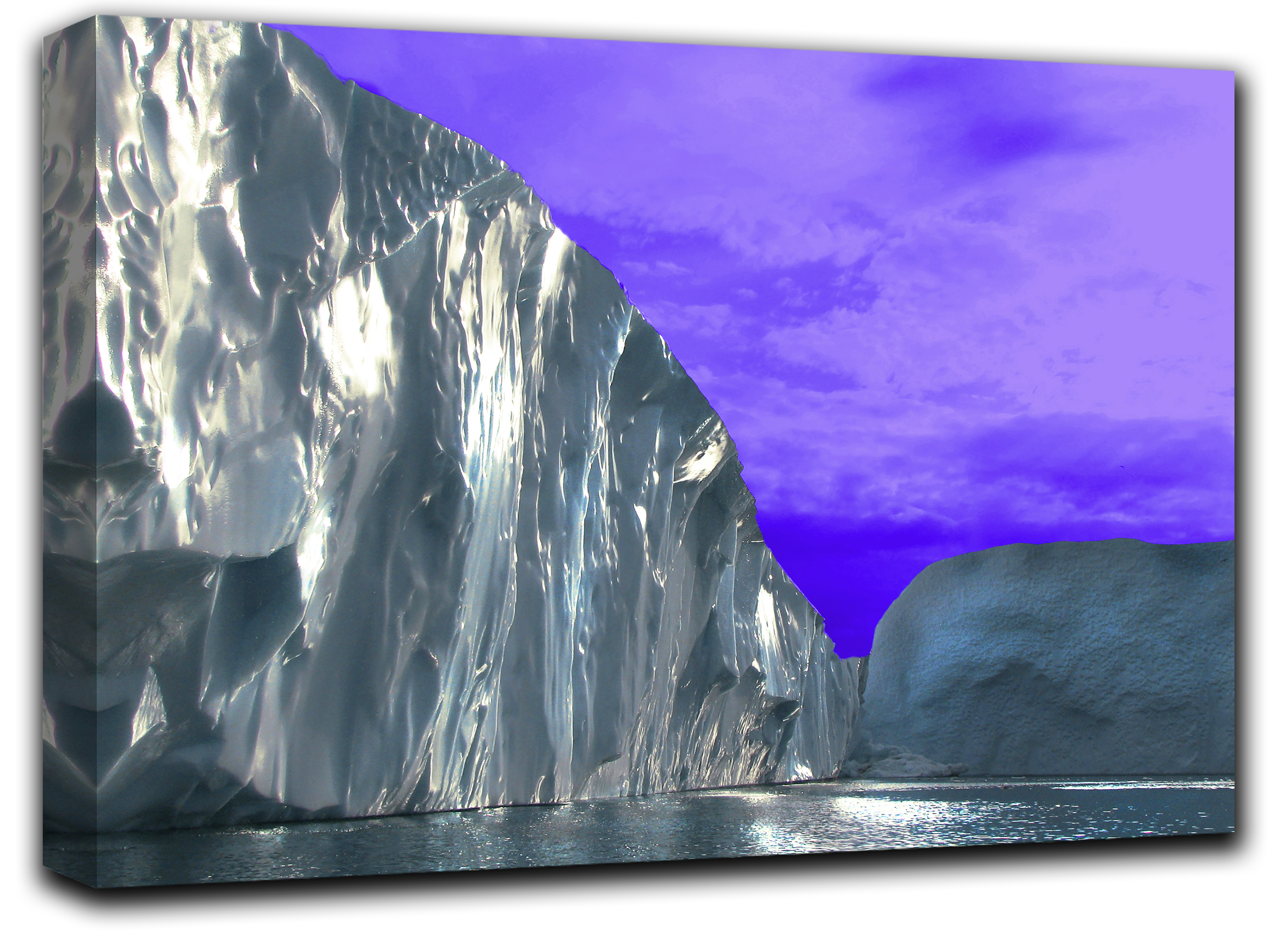 

картина на холсте Ледники Гренландии Природа Севера Hotel Arizona HD 84 см x 127 см