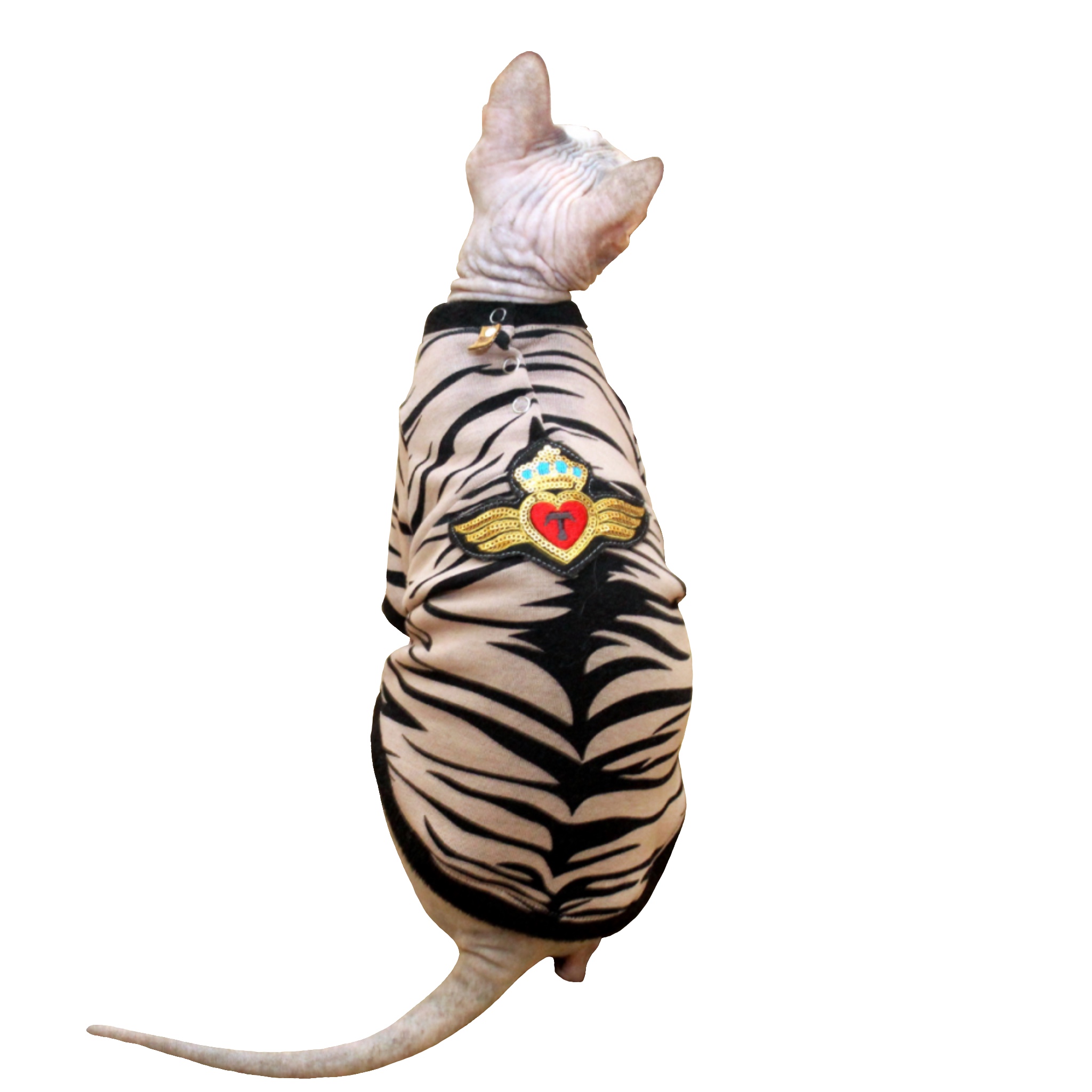 

Кофта с рукавом для кота/кошки Style Pets Zebra (tfz139) S