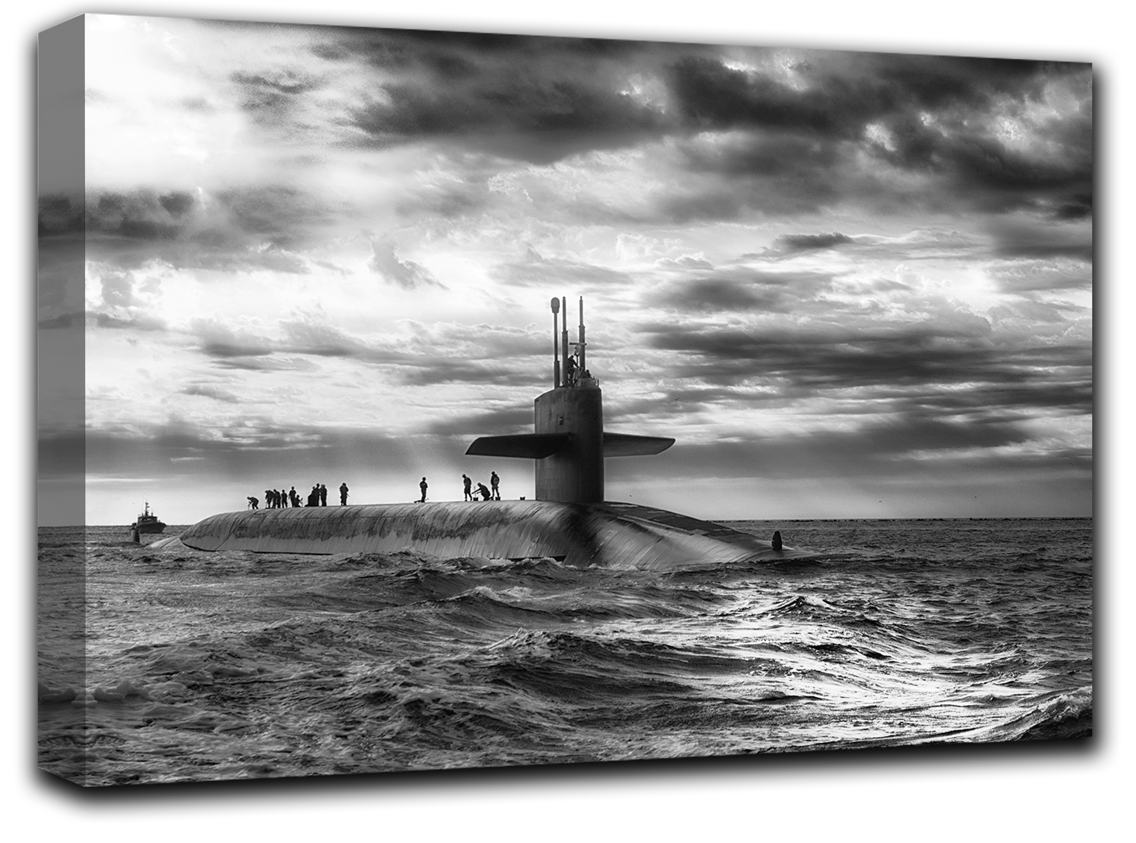 

картина на холсте подводная лодка флот корабли армия Hotel Arizona HD 28 см x 41 см