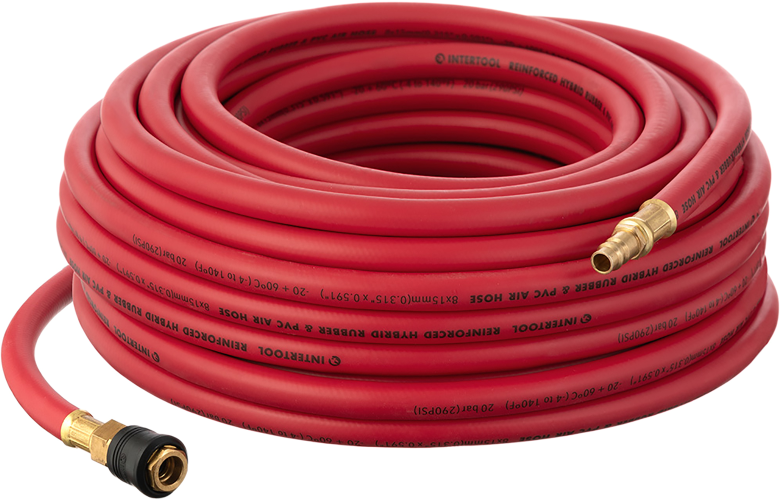 

Шланг гібридний професійний Intertool Storm 20 атм 8х15 мм 20 м (PT-1772)