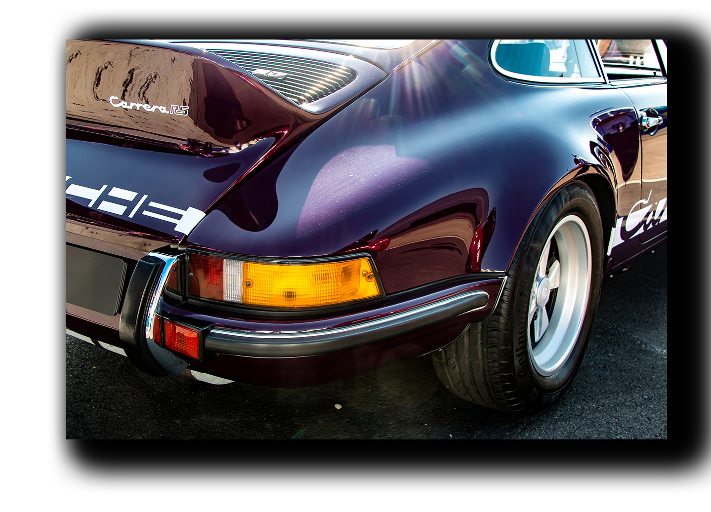 

картина на холсте Porsche 911 RS спортивные гоночные авто суперкары Hotel Arizona HD 28 см x 41 см