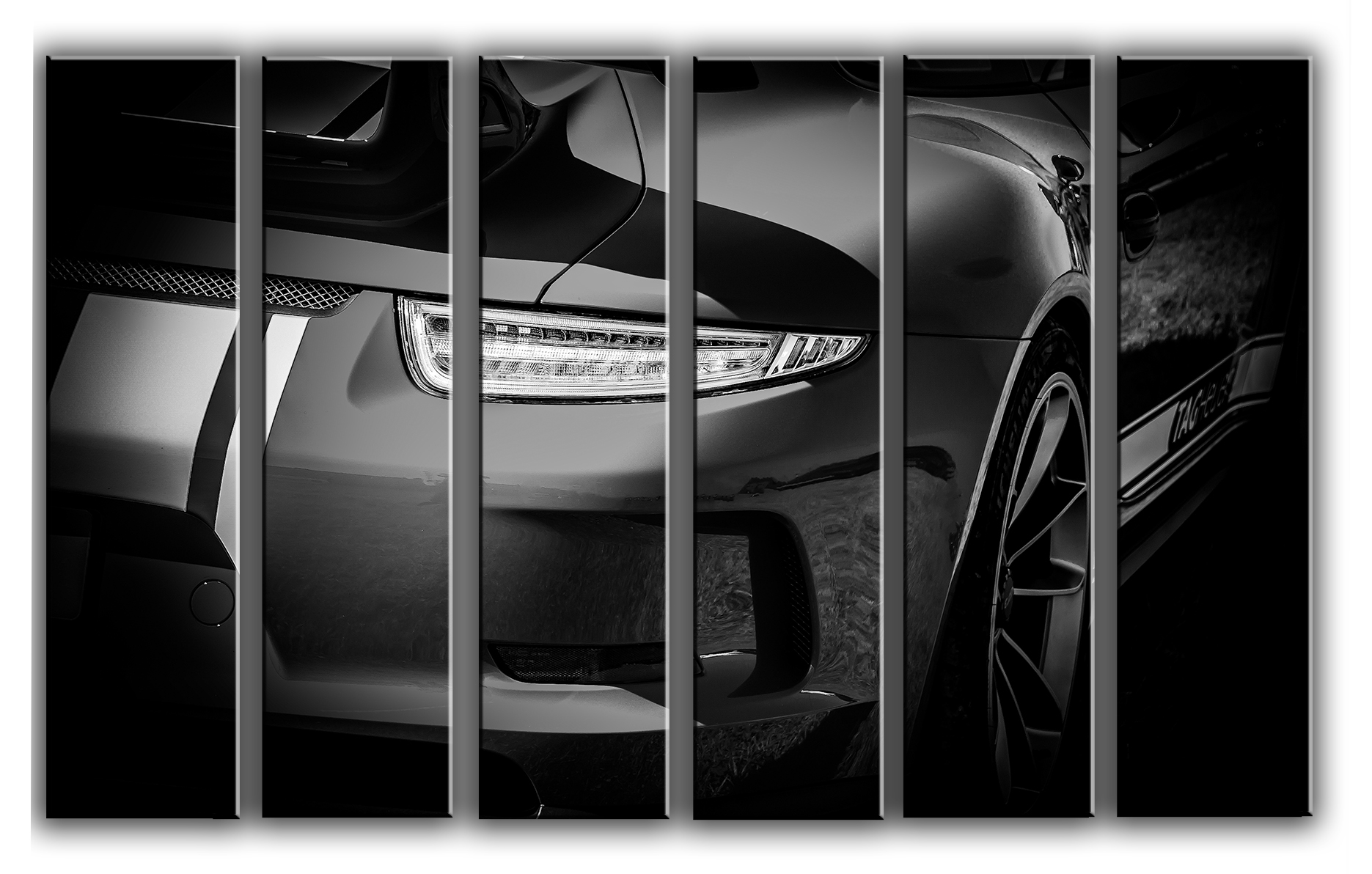 

Модульная картина на холсте из 6 частей Суперкар Porsche 911 GT3 спортивные гоночные авто суперкары Hotel Arizona HD 112 см x 171 см