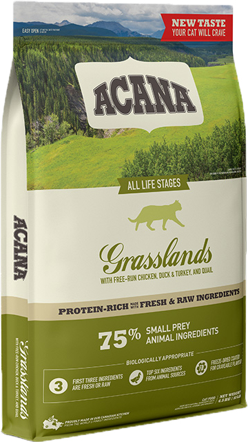 

Сухой корм для кошек всех пород ACANA Grasslands Cat 4.5 кг