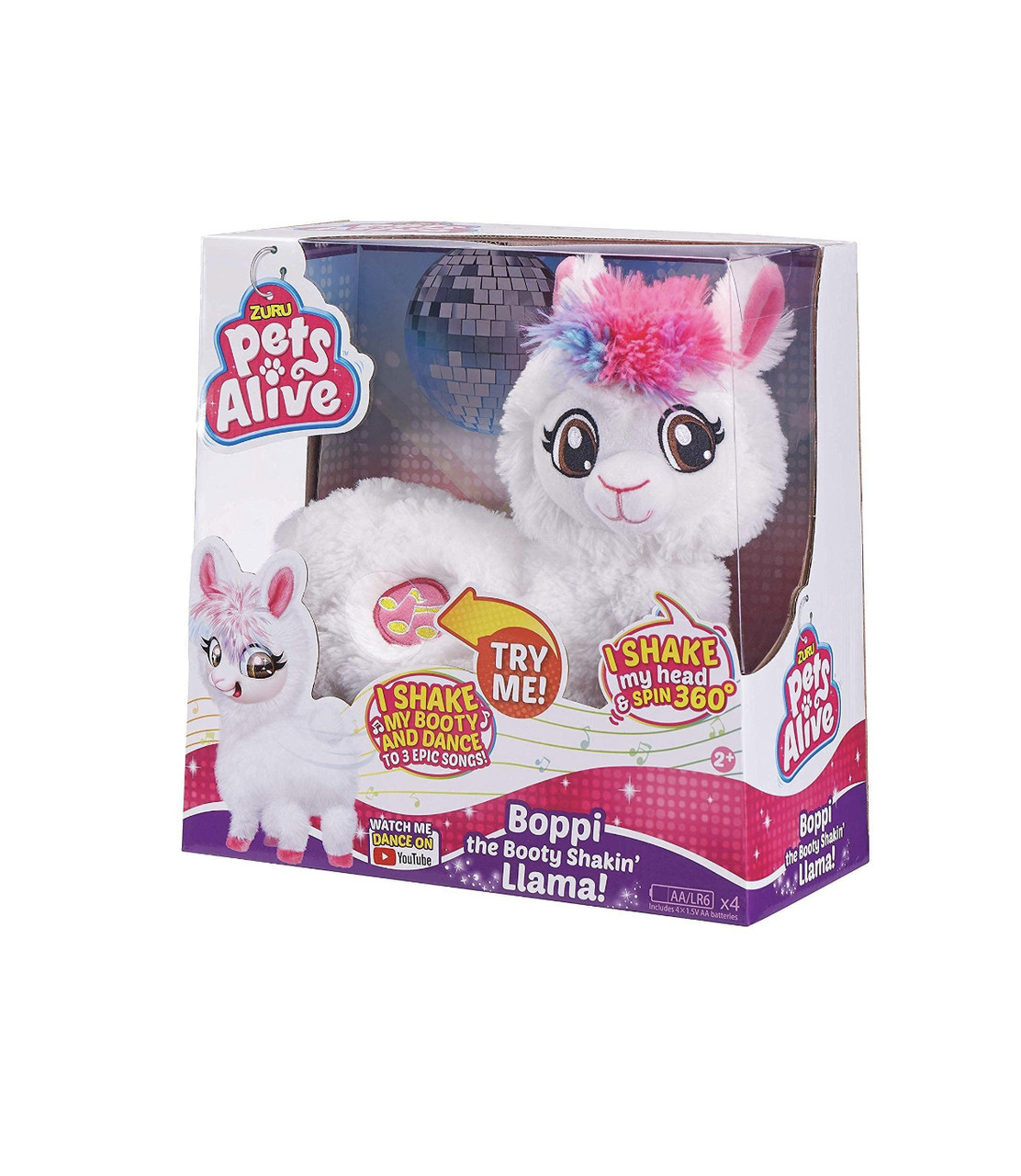 

Интерактивная игрушка Pets Alive танцующая Лама Боппи Boppi