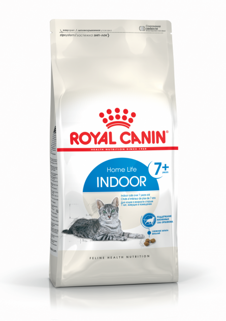 

Сухой корм для стареющих кошек от 7 лет Royal Canin INDOOR 7+ для домашних котов, живущих в помещении (1,5 кг)