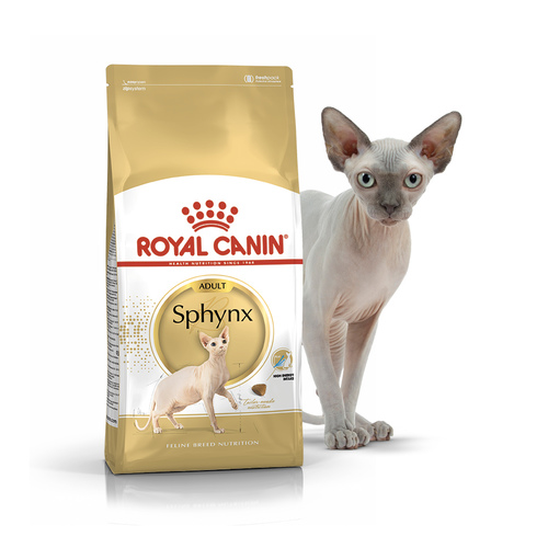 

Сухой корм для кошек породы сфинкс Royal Canin SPHYNX ADULT для взрослых котов от 12 мес. (2 кг)