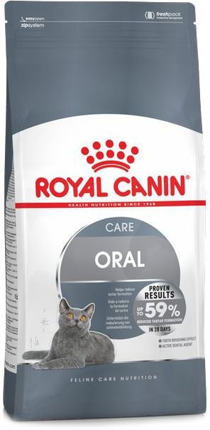 

Сухой корм для взрослых кошек Royal Canin ORAL CARE для профилактики образования зубного камня (8 кг)