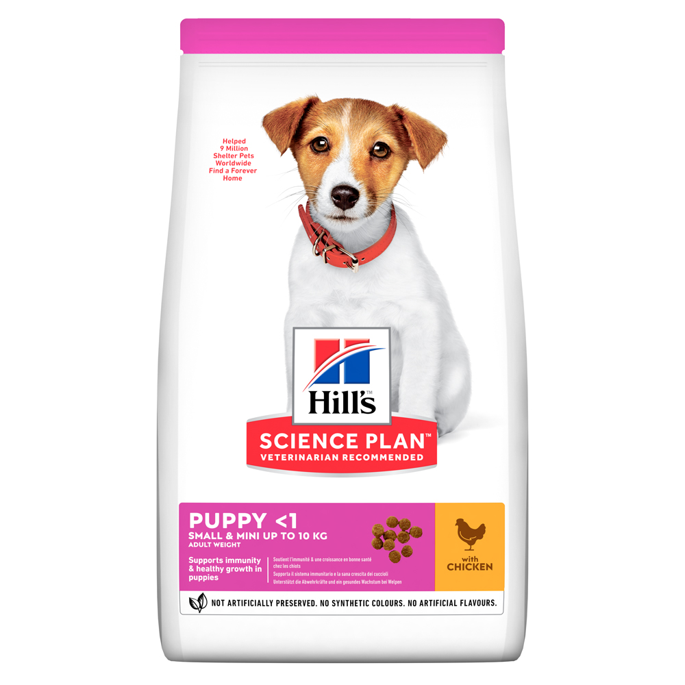 

Сухой корм HILL'S SCIENCE PLAN Puppy Small & Miniature для щенков малых пород, с Курицей - 1,5 кг