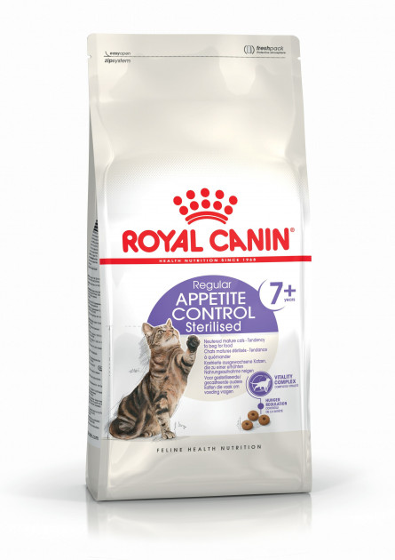 

Сухой корм для стерилизованных кошек Royal Canin STERILISED APP.CONTROL7+ контроль аппетита для стареющих котов от 7 лет (1,5 кг)