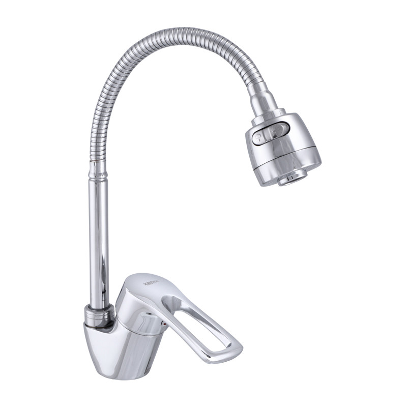 

Смеситель для кухни YUB 181 с рефлективным изливом ZX2949 Zerix 45 Стальной (ZX2949)