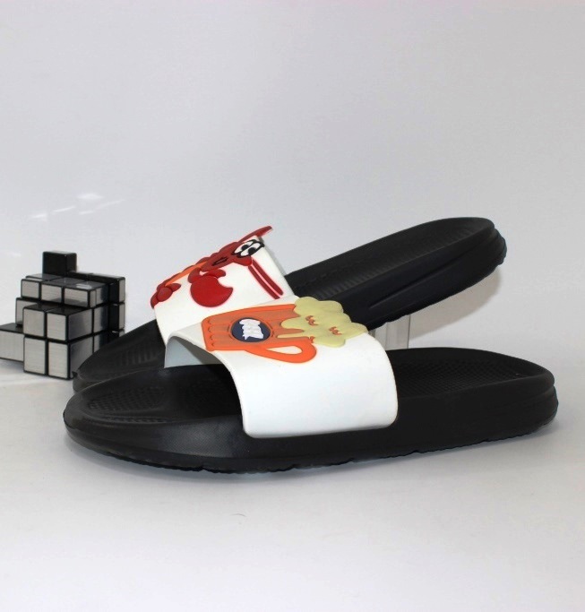 

Шлёпанцы мужские пляжные Shoes 8019-46-black-white 42/43 26.5см черный