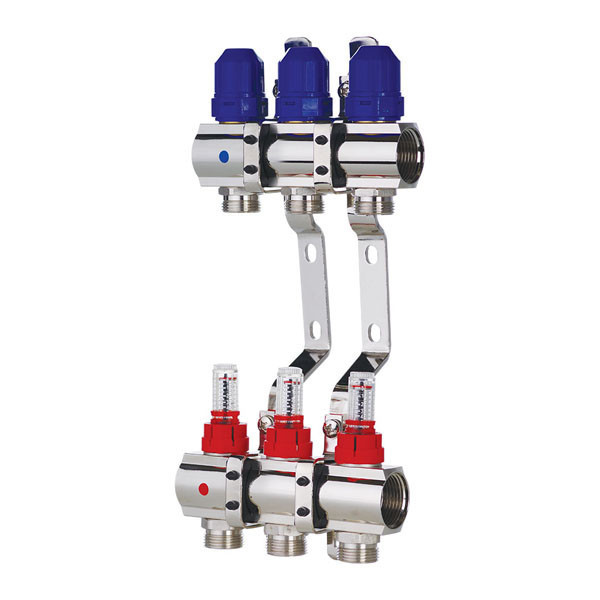 

Коллекторный блок с расходомерами KR.1110-03 1”x3 WAYS KR2640 Koer (KR2640)