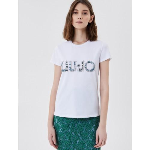 

Футболка Liu Jo CA1174 J5003 U9075 S Біла