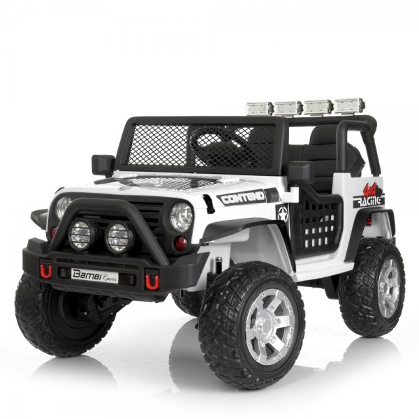 

Электро-/Веломобиль Джип Bambi Racer M 4297EBLR-1 Белый (BAM002009)
