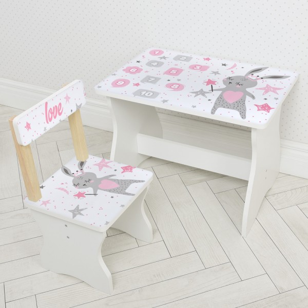 

Стол Bambi 504-114 заяц, розовый (BAM001909)