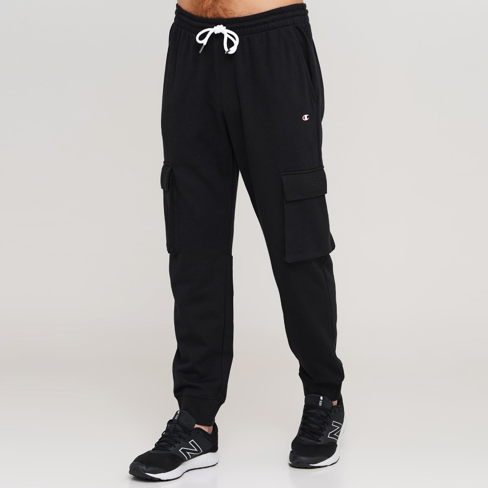 

Мужские спортивные штаны Champion Rib Cuff Pants Черный 46 (cha216017-NBK)