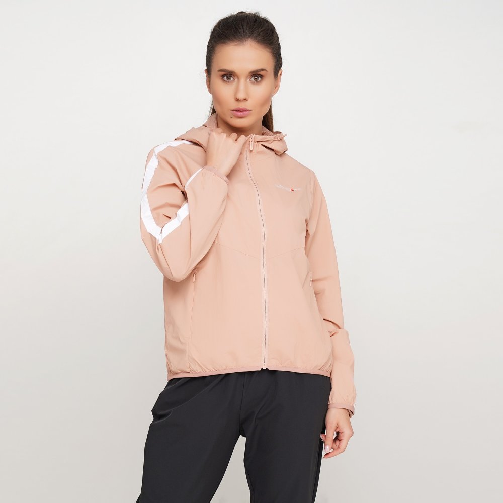 

Женская ветровка Anta Single Jacket Бежевый 42 (ant862017618-3)