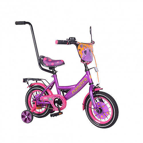 

Двухколесный велосипед Monstro 12" purple+pink Tilly (T-212211)