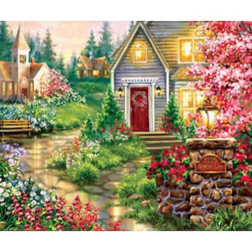 

Картина по номерам по дереву "Деревушка" 40*50 см Josef Otten (8304RSBD)