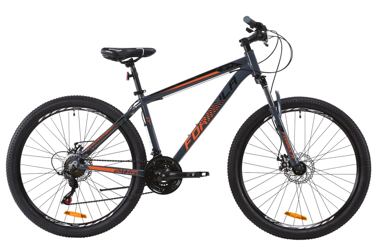 

Велосипед AL 27.5" Formula MOTION AM DD рама-19" серый с коралловым 2020
