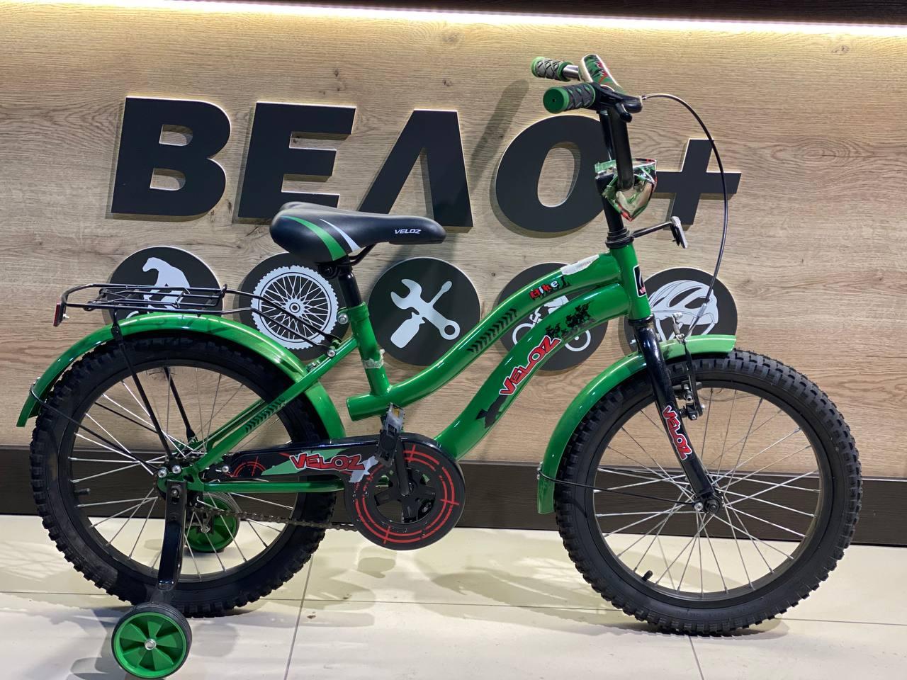 

Велосипед 18" VELOZ зеленый