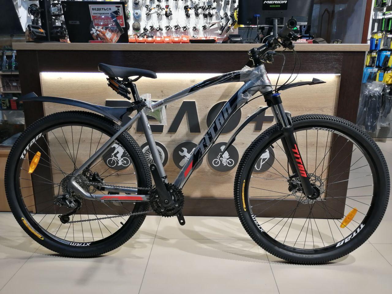 

Велосипед Titan 29" X10 Рама 19" gray