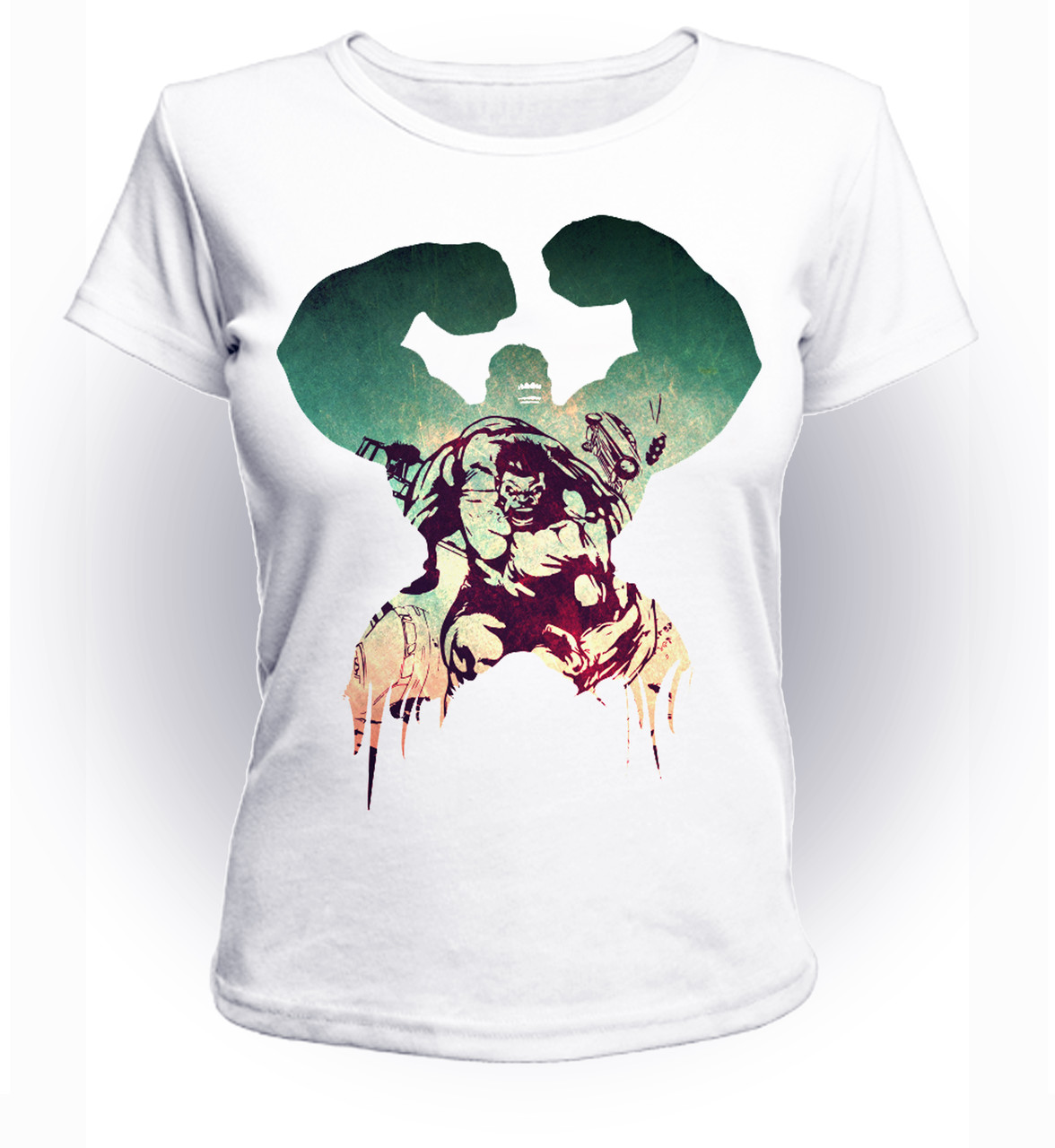 

Футболка GeekLand Халк Hulk зверь внутри HU.01.041 (FU21HU.01.041/girl-86)