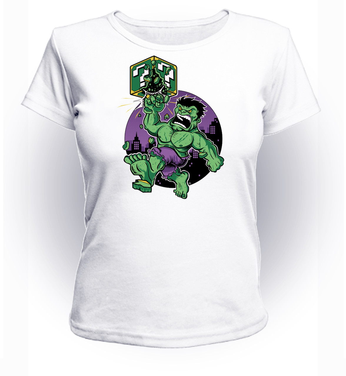

Футболка GeekLand Халк Hulk SUPER SMASH GREEN HU.01.036 (FU21HU.01.036/girl-98)