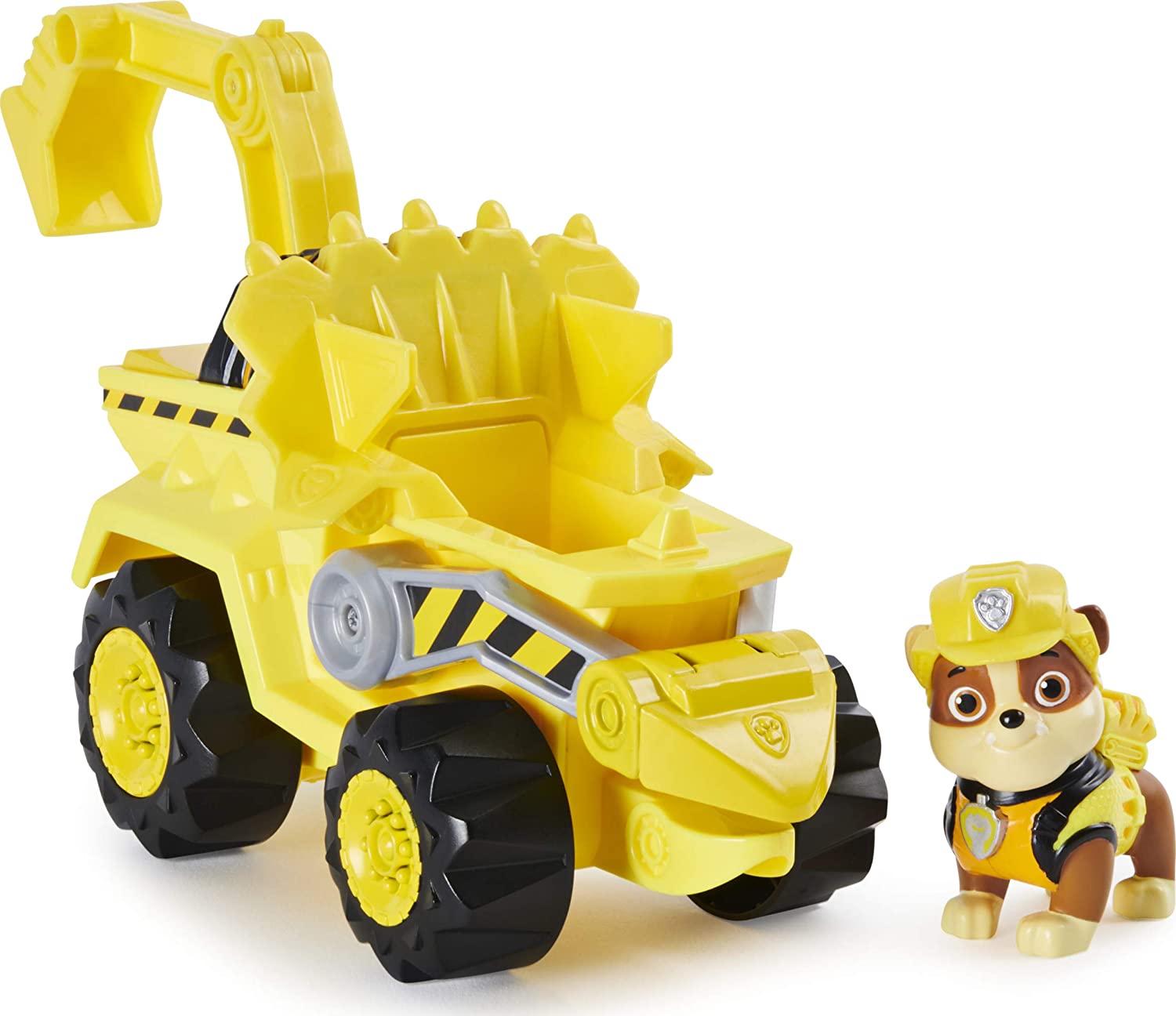 

Щенячий патруль спасательный Дино автомобиль Крепыша Paw Patrol Dino Rescue Rubble’s Deluxe Rev Up Vehicle (6059987)