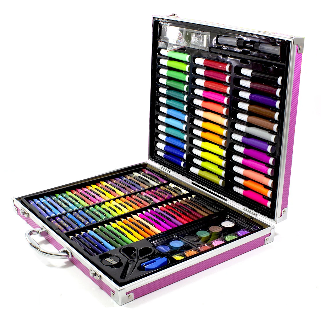 

Набор для рисования c чемоданчиком 150 предметов M+ ArtSet Metal Pink