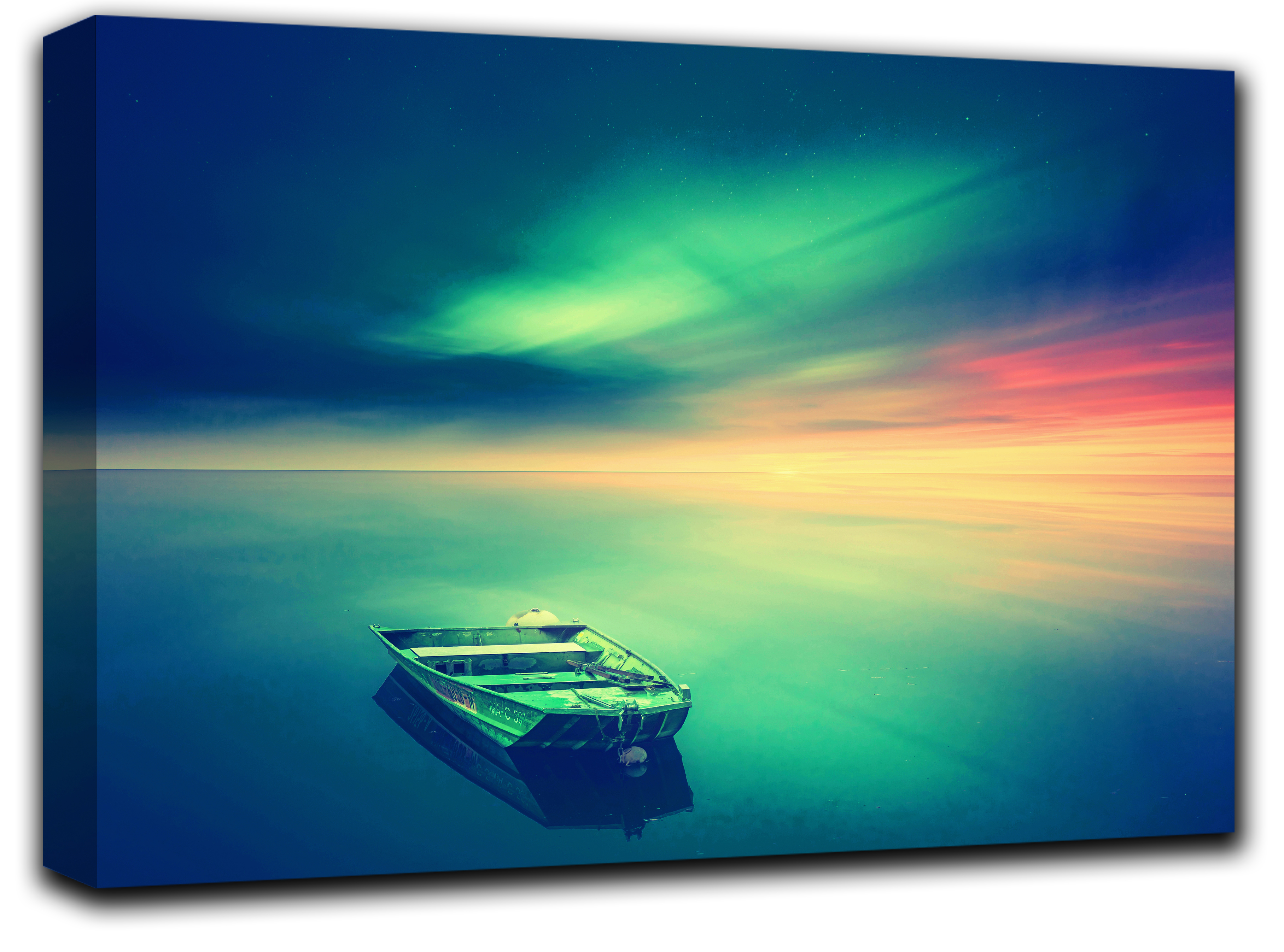 

картина на холсте закат на озере природа, пейзаж, ландшафт Hotel Arizona HD 84 см x 127 см