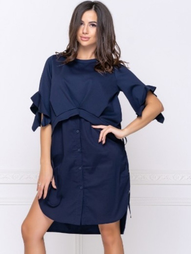 

Платье Jaklin 7984  Синее, Платье Jaklin 7984 L Синее