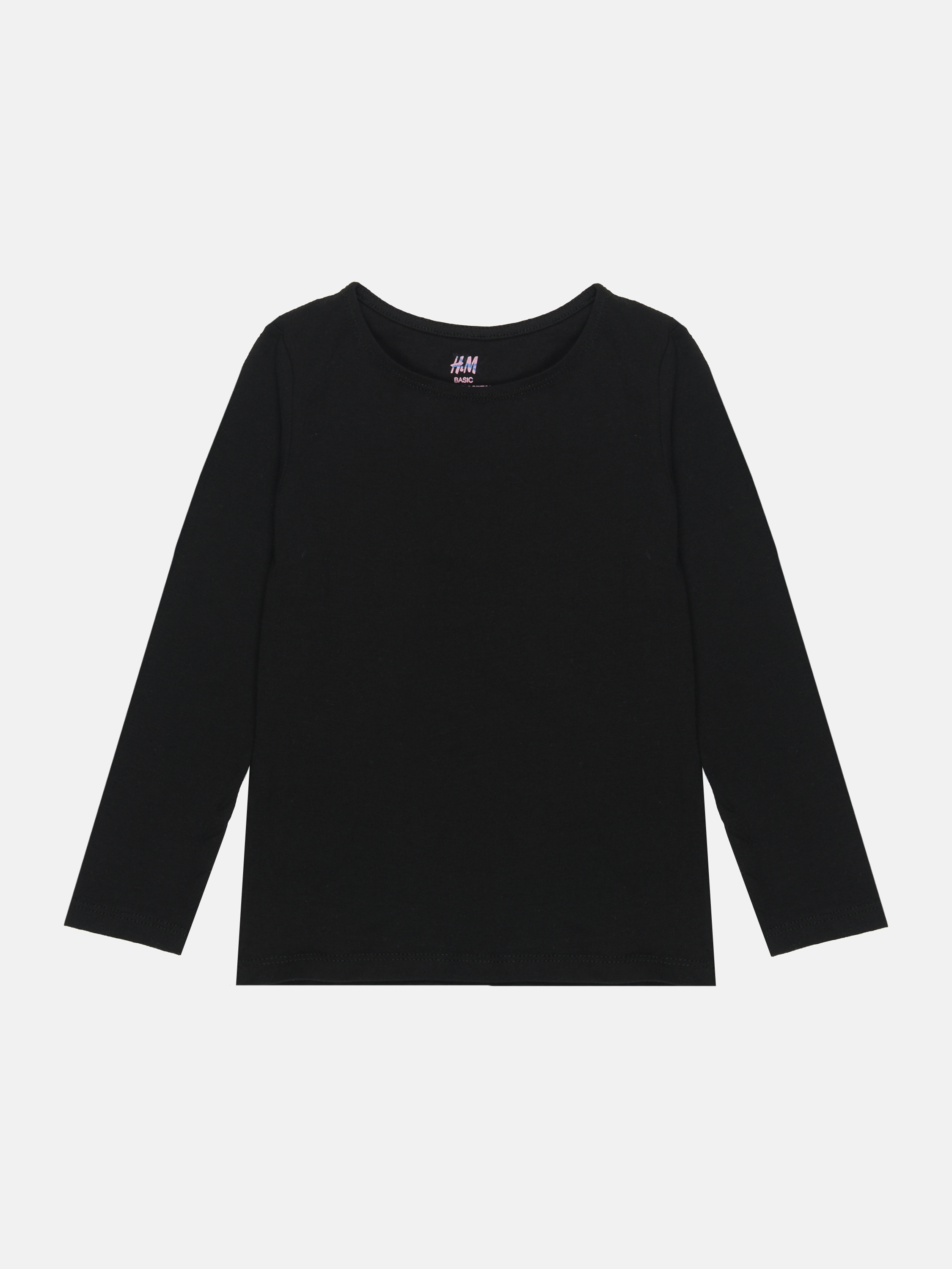 

Футболка с длинными рукавами H&M 802-5751569 98-104 см Черная (hm03712067460)