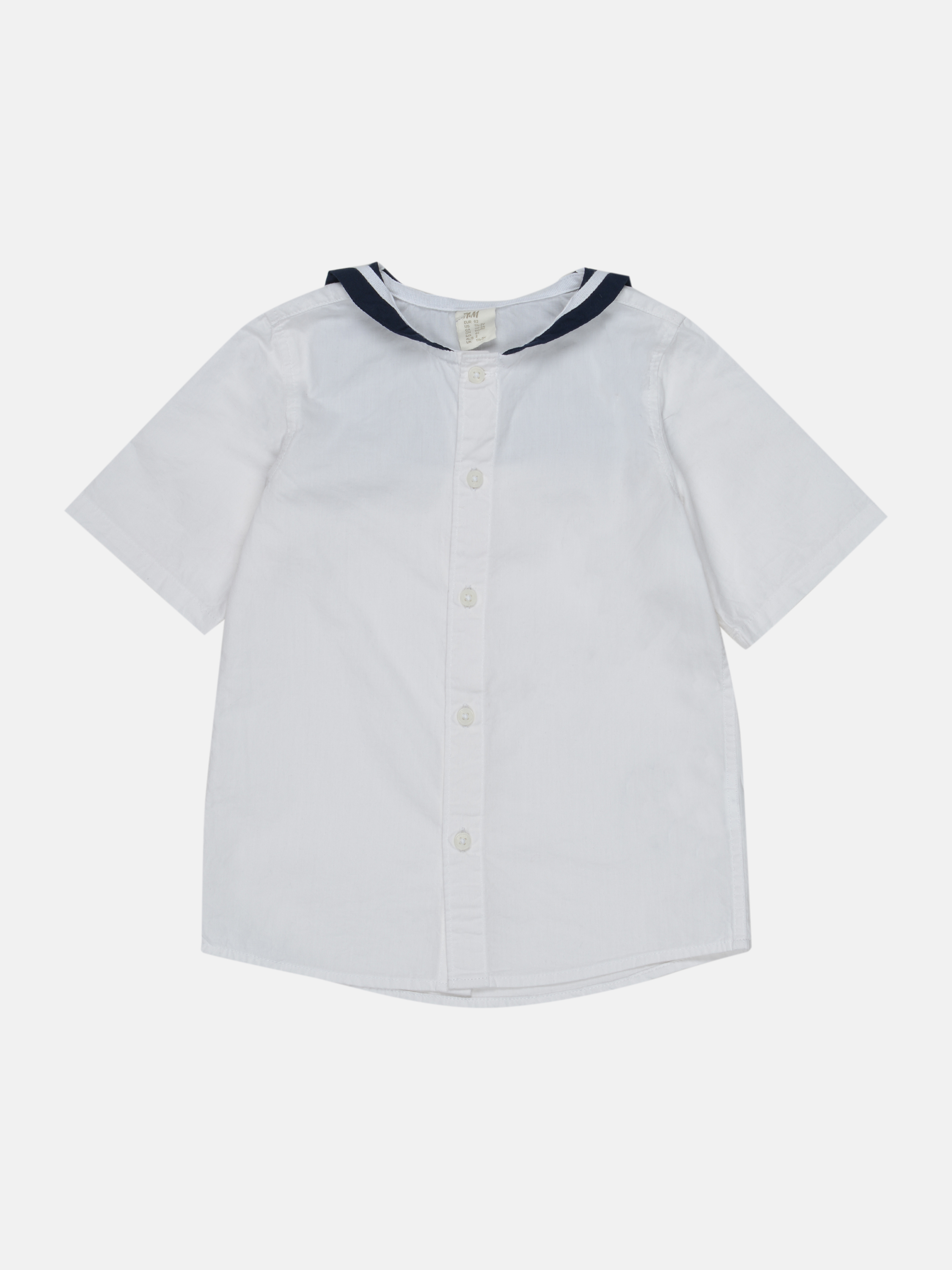 

Рубашка H&M 802-8488601 92 см Белая