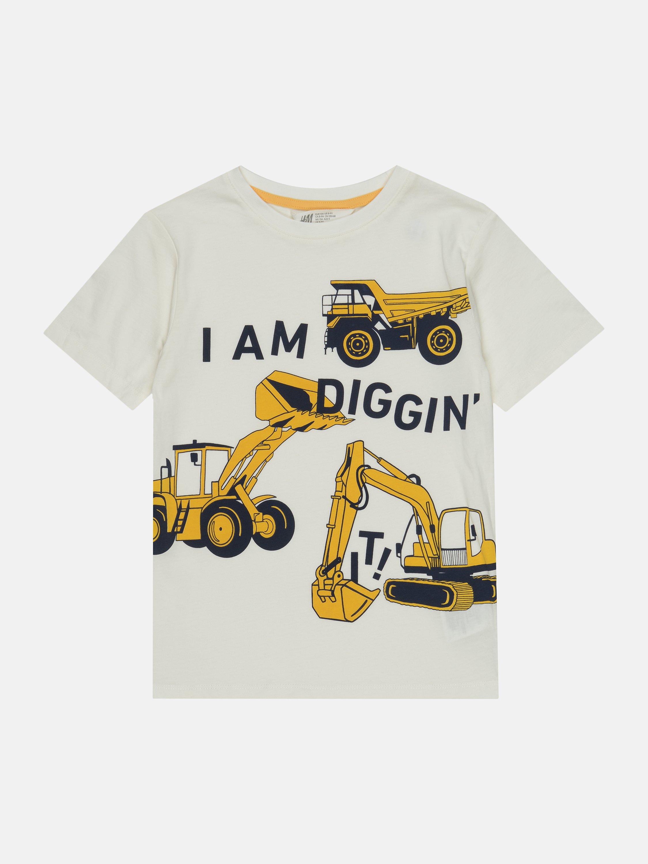 

Футболка H&M 402-72305412 134 см Белая