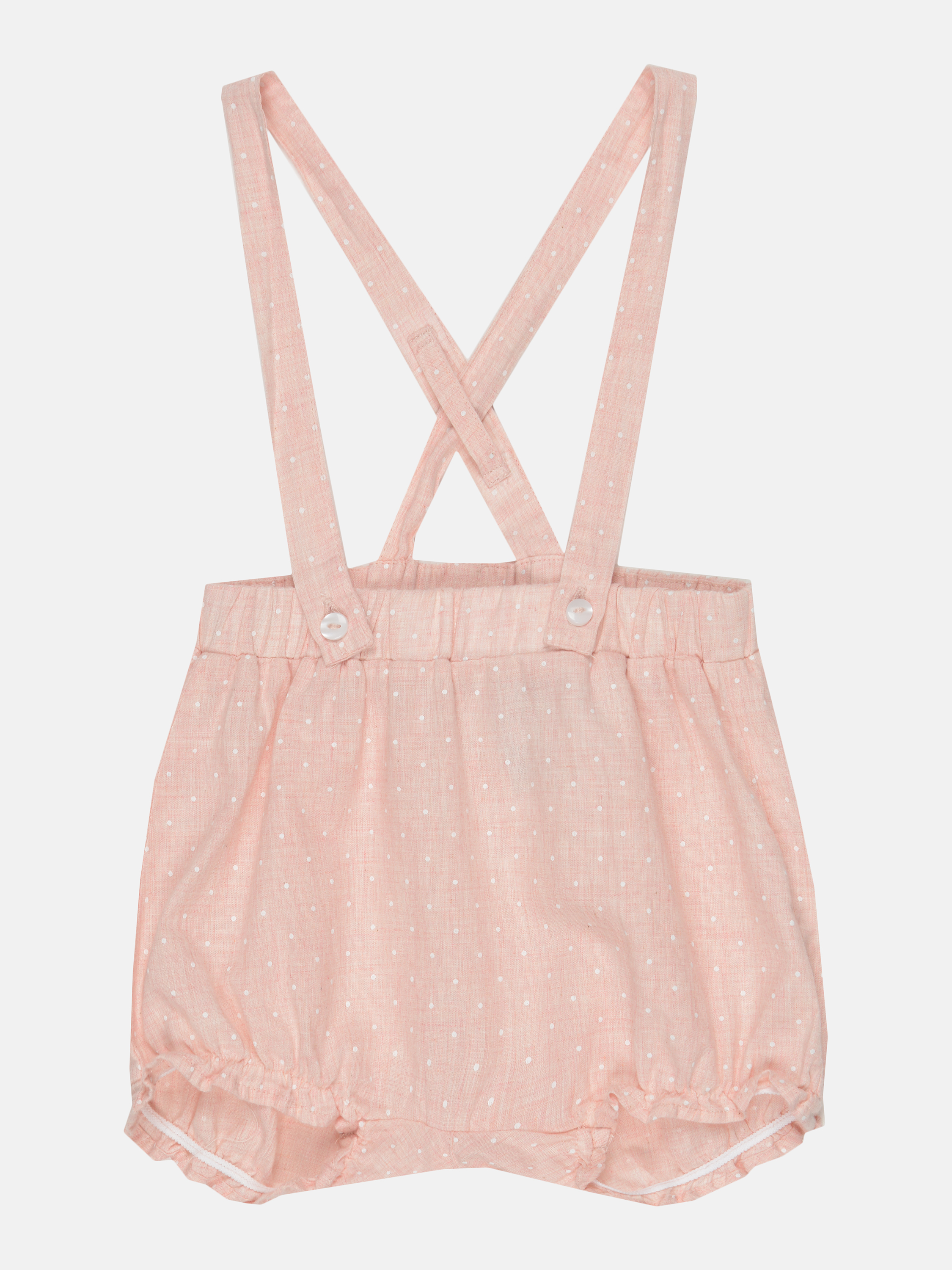 

Шорты на подтяжках H&M 202-8695182 74 см Розовые в горох